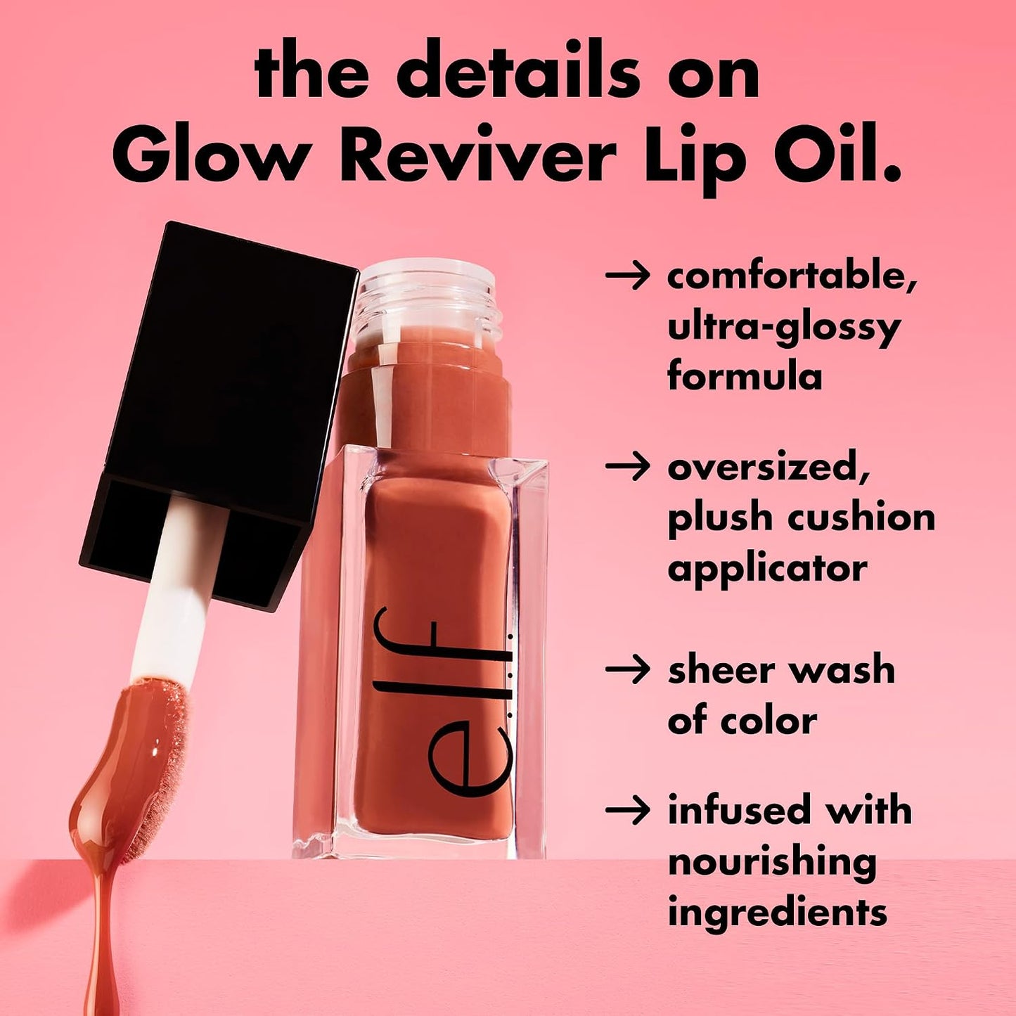 Glow Reviver Lip Oil, Rose Envy