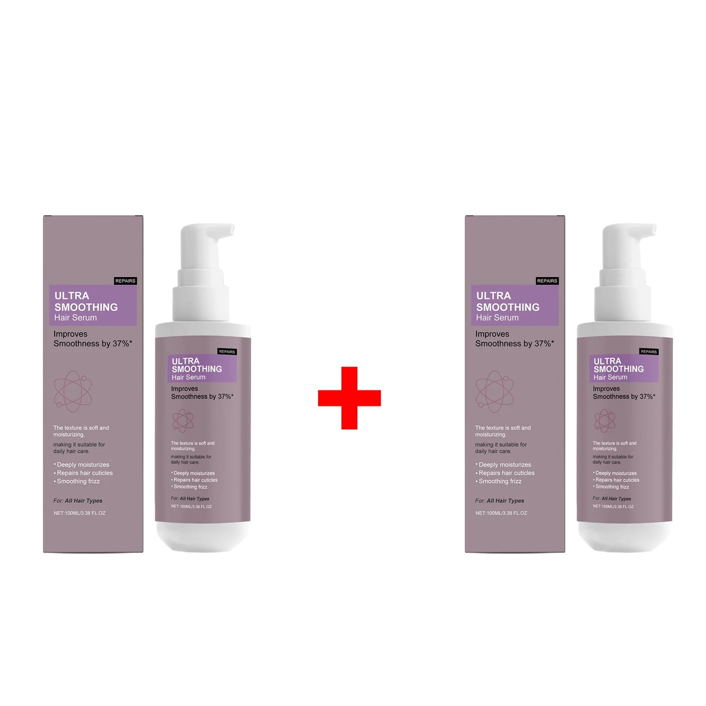 37% Smoothing Hair Serum for Dry & Frizzy Hair Anti-Frizz & Cuticle Repair Serum Prevent Hair Loss Reduce Breakage Hair Care