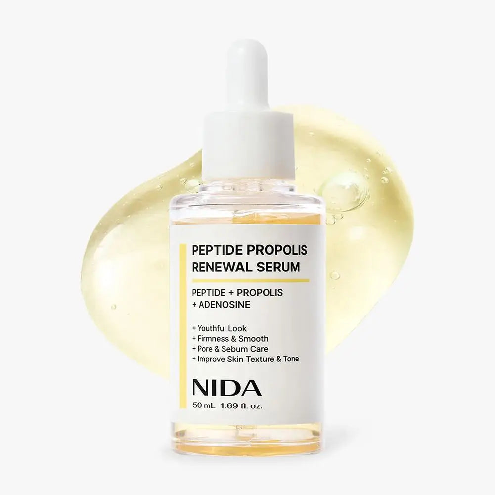 NIDA Serum - Black White Rice, Youthful Yam Mucin, Salmon PDRN Peptide, Centella for Skin Hydrate Renewal Exfoliating Moisturize