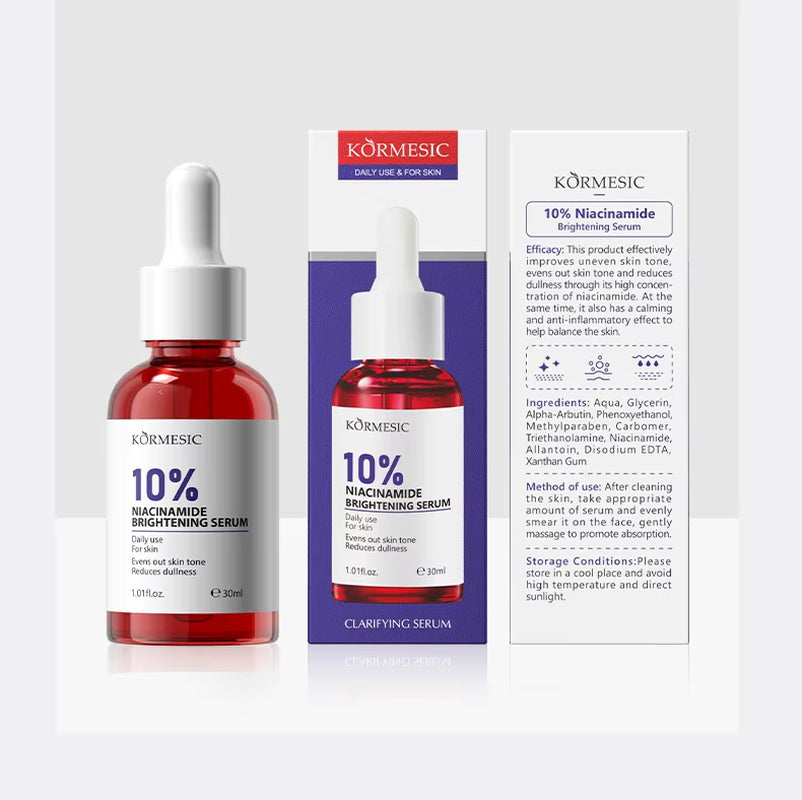 AHA Rejuvenation Niacinamide Brightening Face Serum Hexapeptide Ceramide Panthenol Essence anti Wrinkle Nourishing Skin Care