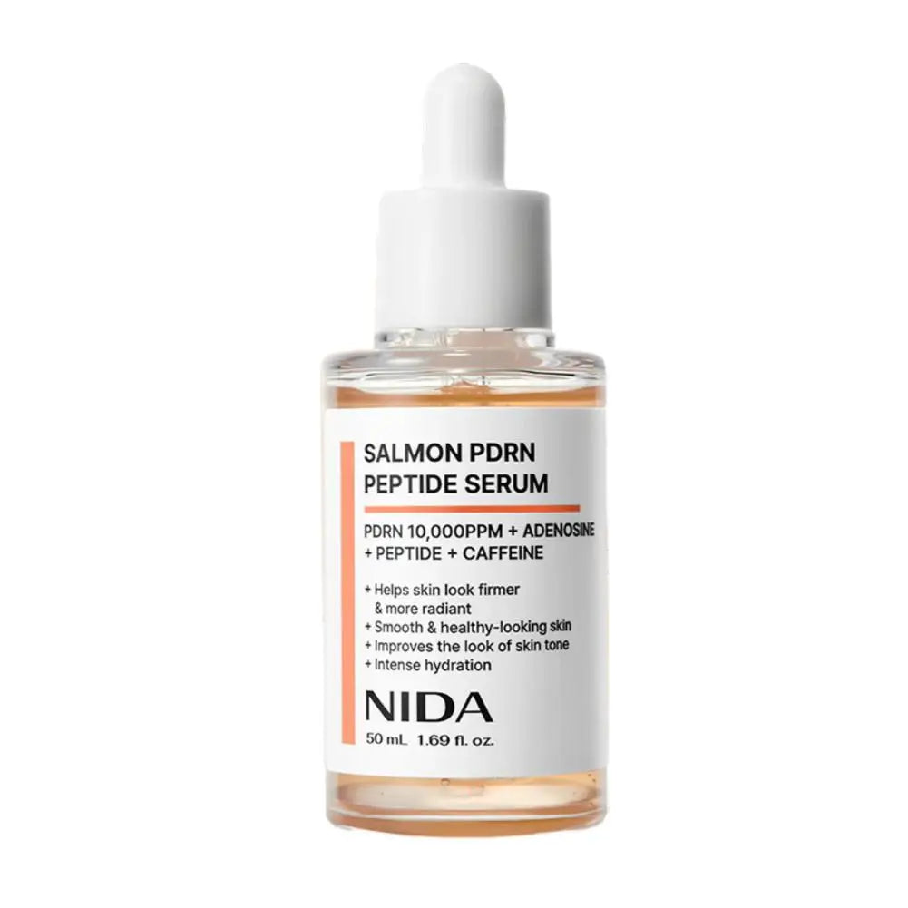 NIDA Serum - Black White Rice, Youthful Yam Mucin, Salmon PDRN Peptide, Centella for Skin Hydrate Renewal Exfoliating Moisturize