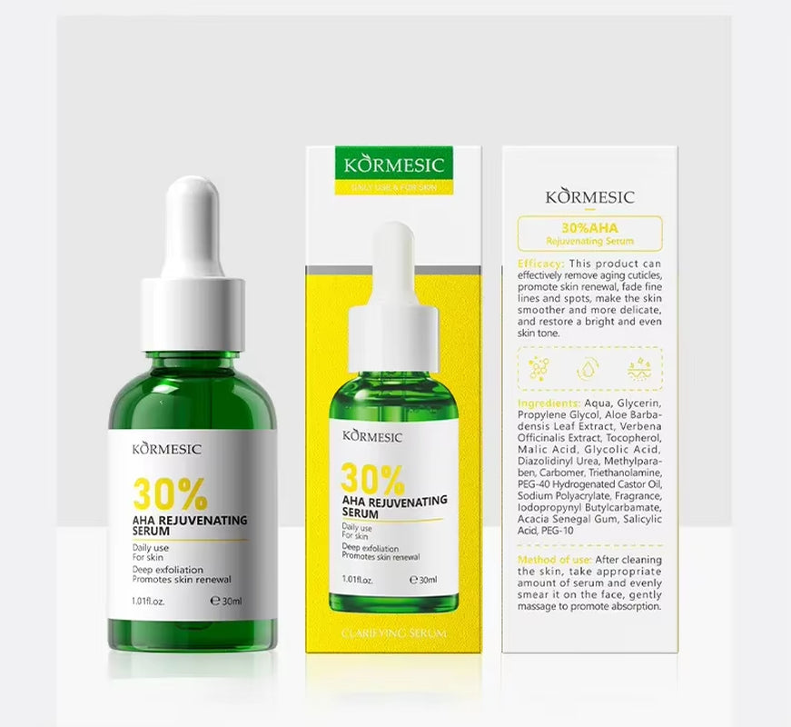 AHA Rejuvenation Niacinamide Brightening Face Serum Hexapeptide Ceramide Panthenol Essence anti Wrinkle Nourishing Skin Care